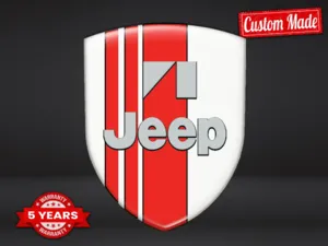 Jeep Printed Logo Stickers Limited Premium Professional